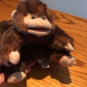 Folktales monkey puppet 9” tall doesn’t include tail. Entertain your friends.